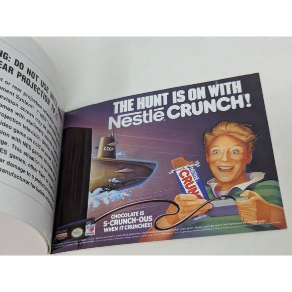 The Hunt for Red October (Nintendo NES, 1991) Manual Booklet Only - Picture 6 of 6
